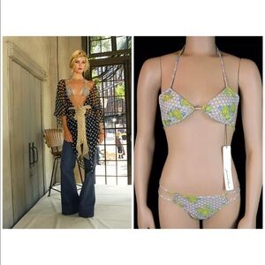 Jovovich Hawk 2 Pc Bikini Cheeky Bottoms